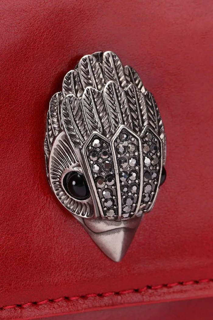 Torebka damska skórzana Sloane Kurt Geiger London 5578850319 czerwony