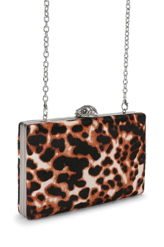 Kurt Geiger London Kopertówka damska skórzana KENSINGTON 5569646189 beżowy AW26