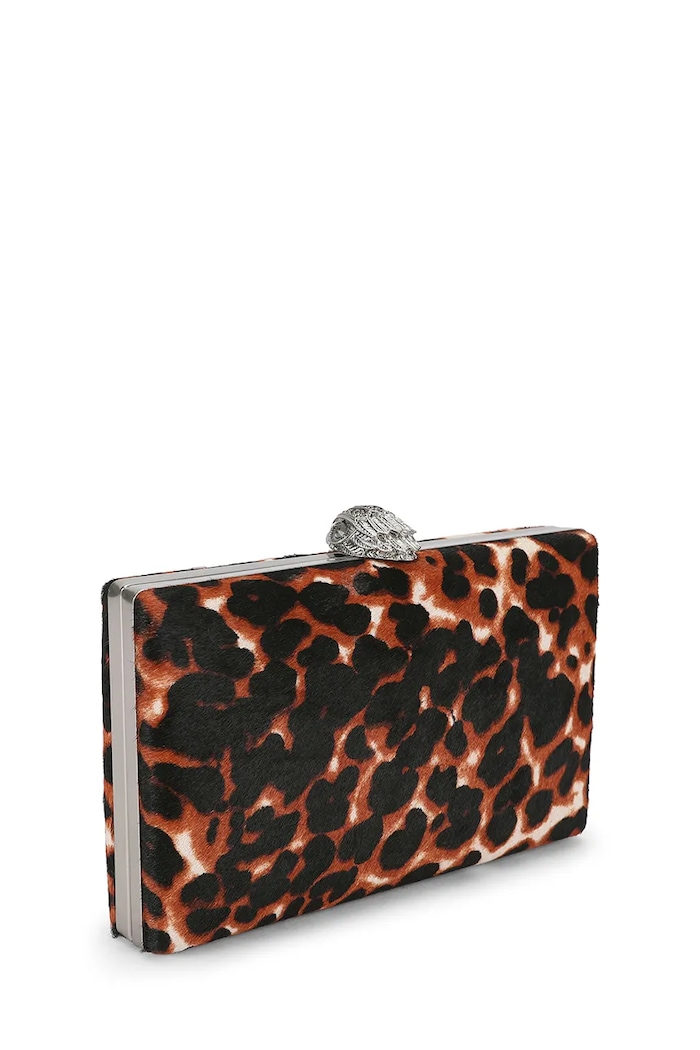 Akcesoria Kurt Geiger London Kopertówka damska skórzana KENSINGTON 5569646189 beżowy
