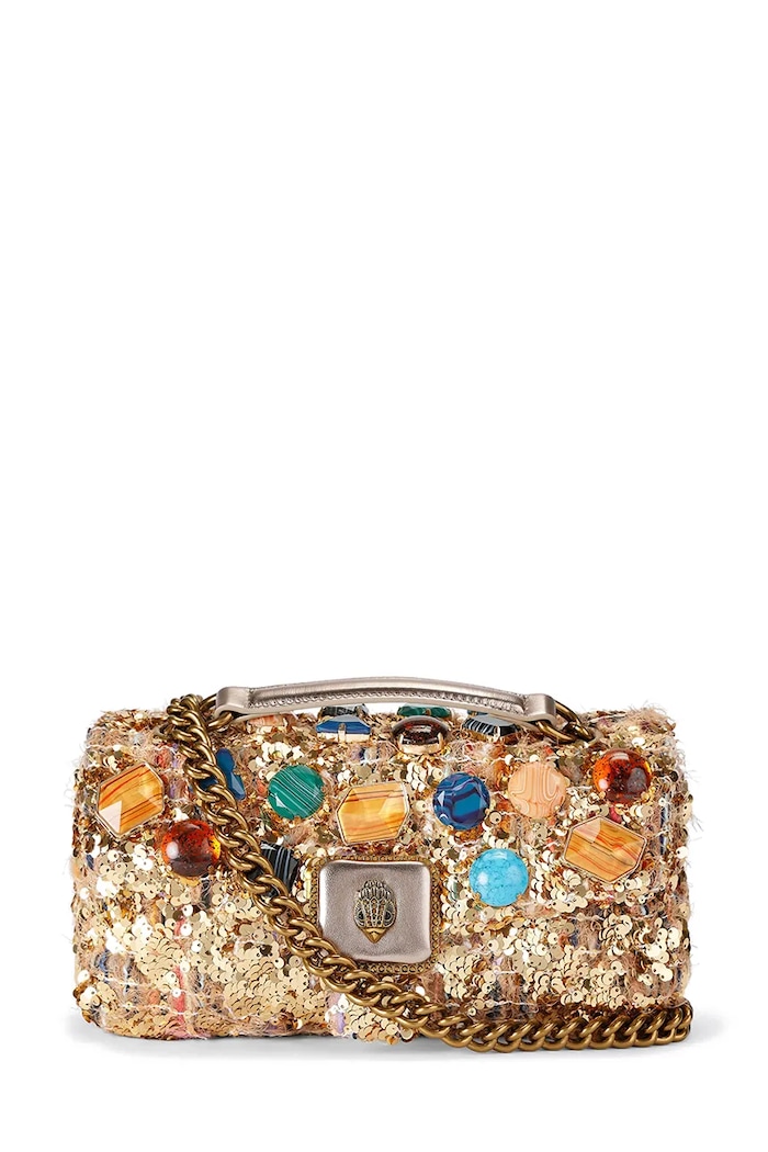 Kurt Geiger London Torebka crossbody damska Pimlico złoty 5374866069