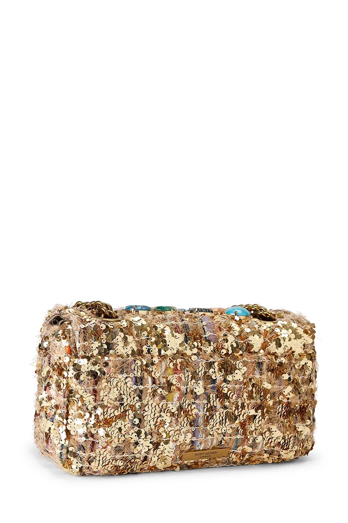 Akcesoria Kurt Geiger London Torebka crossbody damska Pimlico 5374866069 złoty
