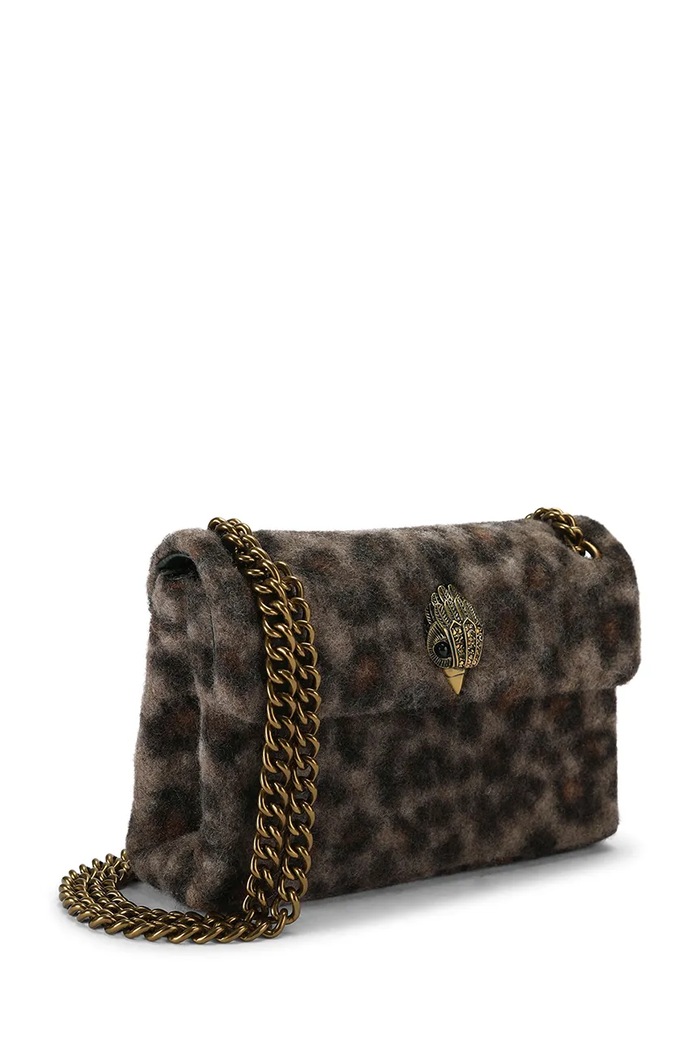 Kurt Geiger London Torebka crossbody damska KENSINGTON 5019639999 brązowy AW26
