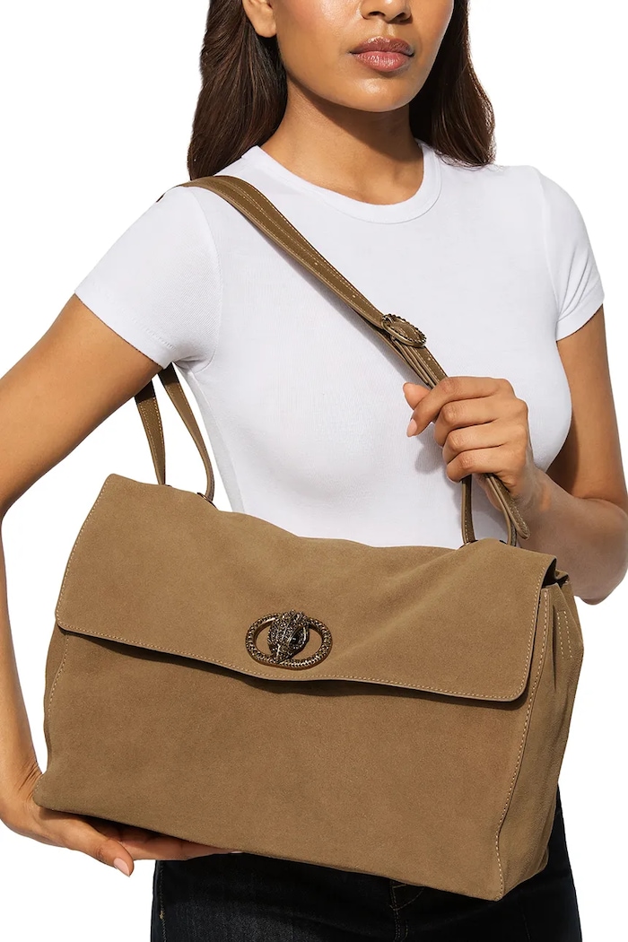 Kurt Geiger London Torebka tote damska zamszowa Chelsea 6154033209