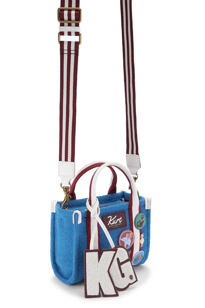 Torebka crossbody damska Kurt Geiger London 6061280609 niebieski