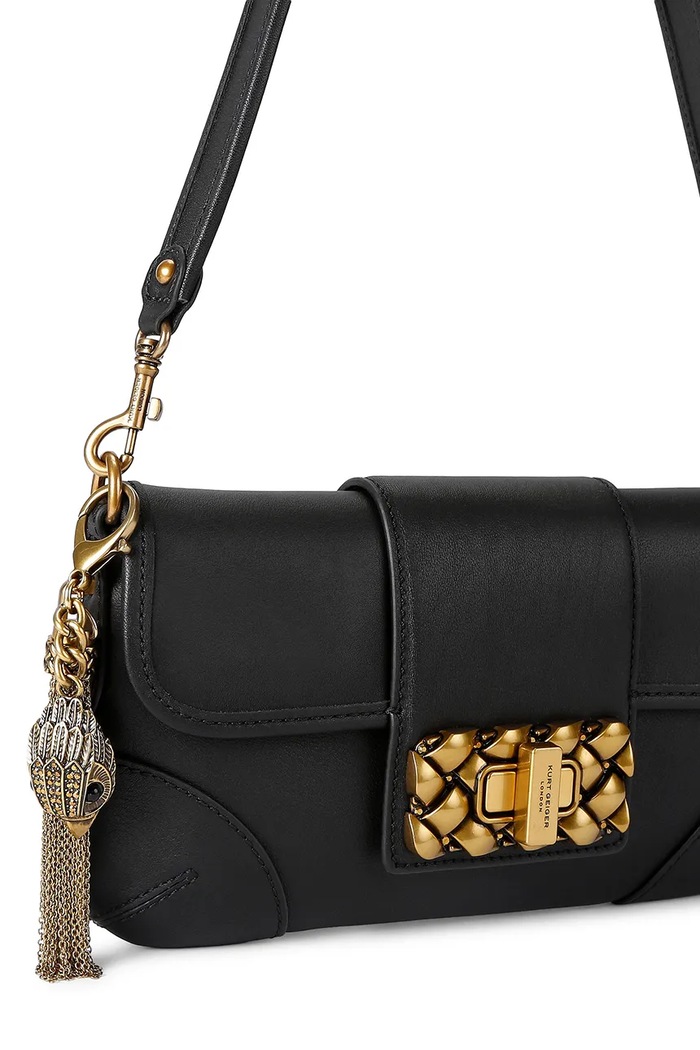 Kurt Geiger London Torebka tote damska skórzana Marylebone 6056100109 czarny AW26