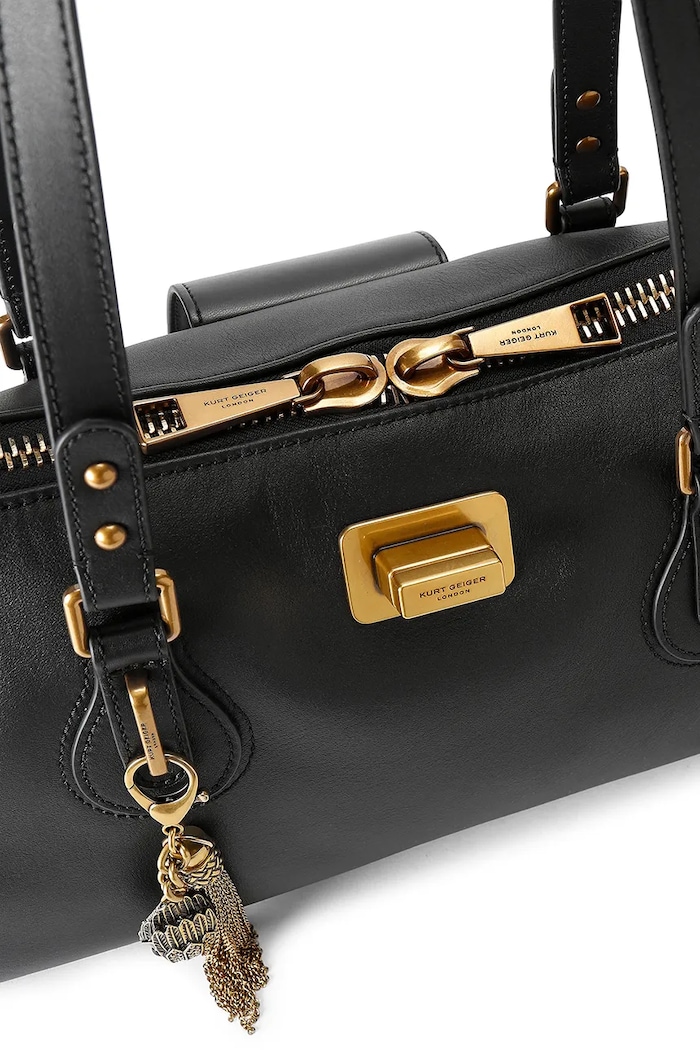 Torebka damska skórzana Marylebone Kurt Geiger London czarny 6053400109