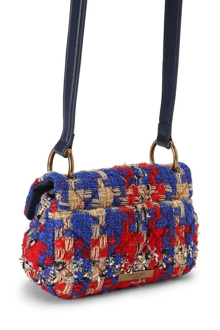 Akcesoria Kurt Geiger London Torebka crossbody damska skórzana Pimlico 6053259609 czerwony