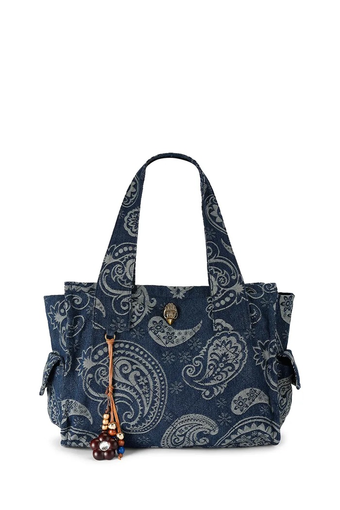 Kurt Geiger London Torebka tote damska CELIA niebieski 5926286669