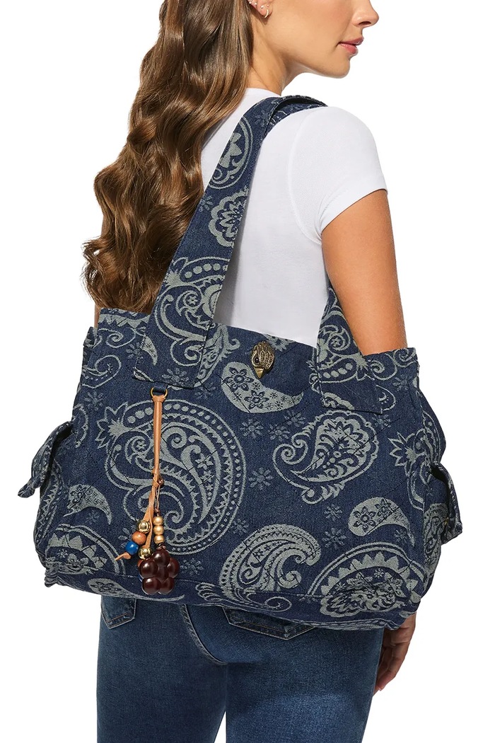 Torebka tote damska CELIA Kurt Geiger London niebieski 5926286669
