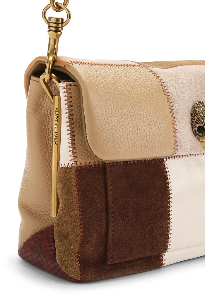 Torebka damska skórzana CELIA Kurt Geiger London beżowy 5851749129