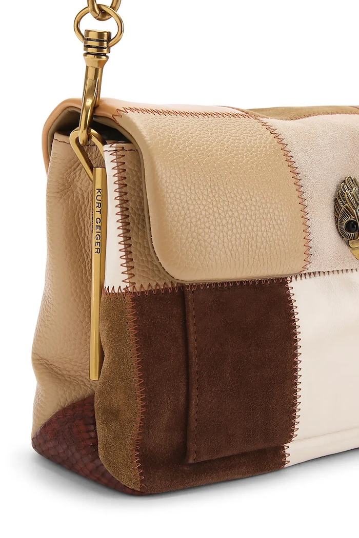 Torebka damska skórzana CELIA Kurt Geiger London beżowy 5851749129