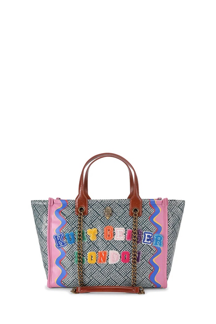 Kurt Geiger London Torebka shopper damska z bawełną multicolor 5023399339