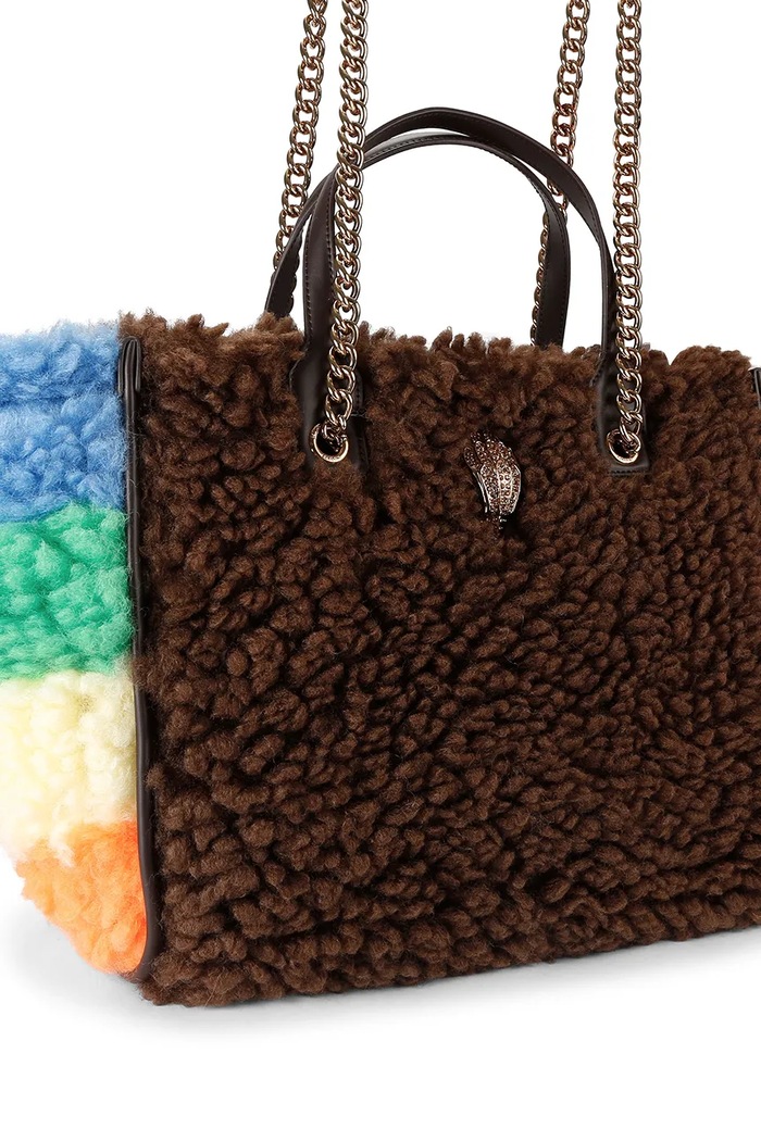 Kurt Geiger London Torebka shopper damska 5023339999 brązowy AW26