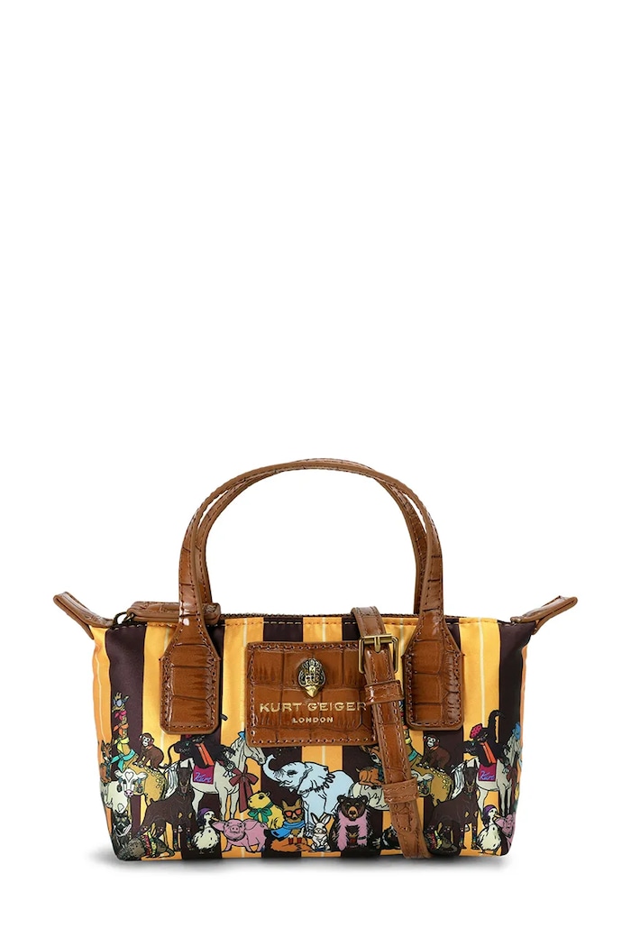 Kurt Geiger London Torebka crossbody damska Sloane brązowy 6063539229