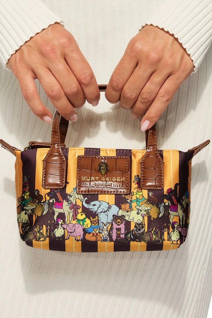 Torebka crossbody damska Sloane Kurt Geiger London brązowy 6063539229