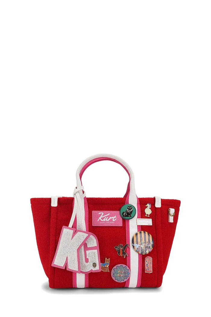 Kurt Geiger London Torebka damska czerwony 6060950609