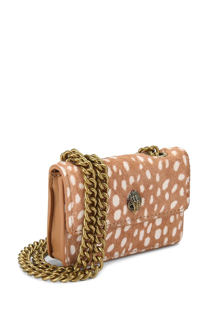 Kurt Geiger London Torebka damska skórzana KENSINGTON 5848246019 beżowy AW26