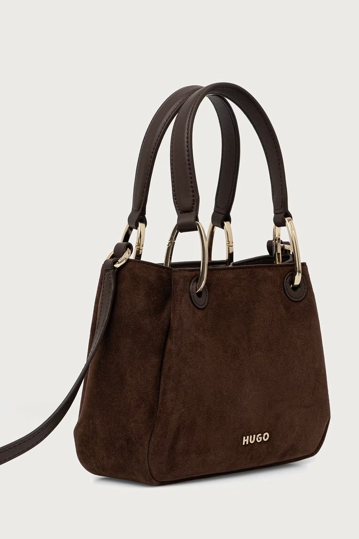 HUGO Torebka crossbody damska Orin 2.0 S_Tote Mini 50568035 brązowy AW26