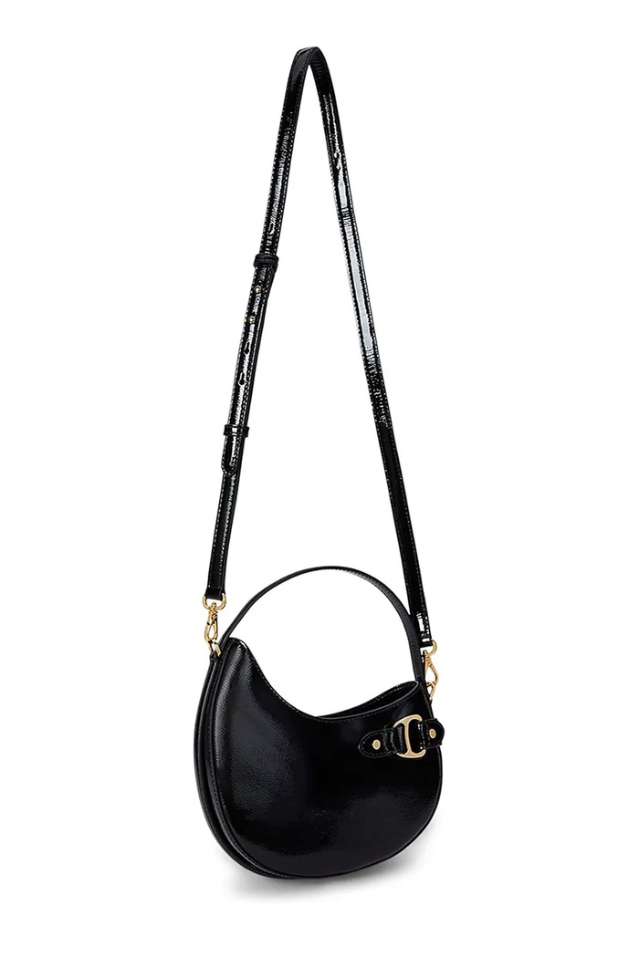 Akcesoria Lauren Ralph Lauren Torebka damska skórzana 431P04070 czarny