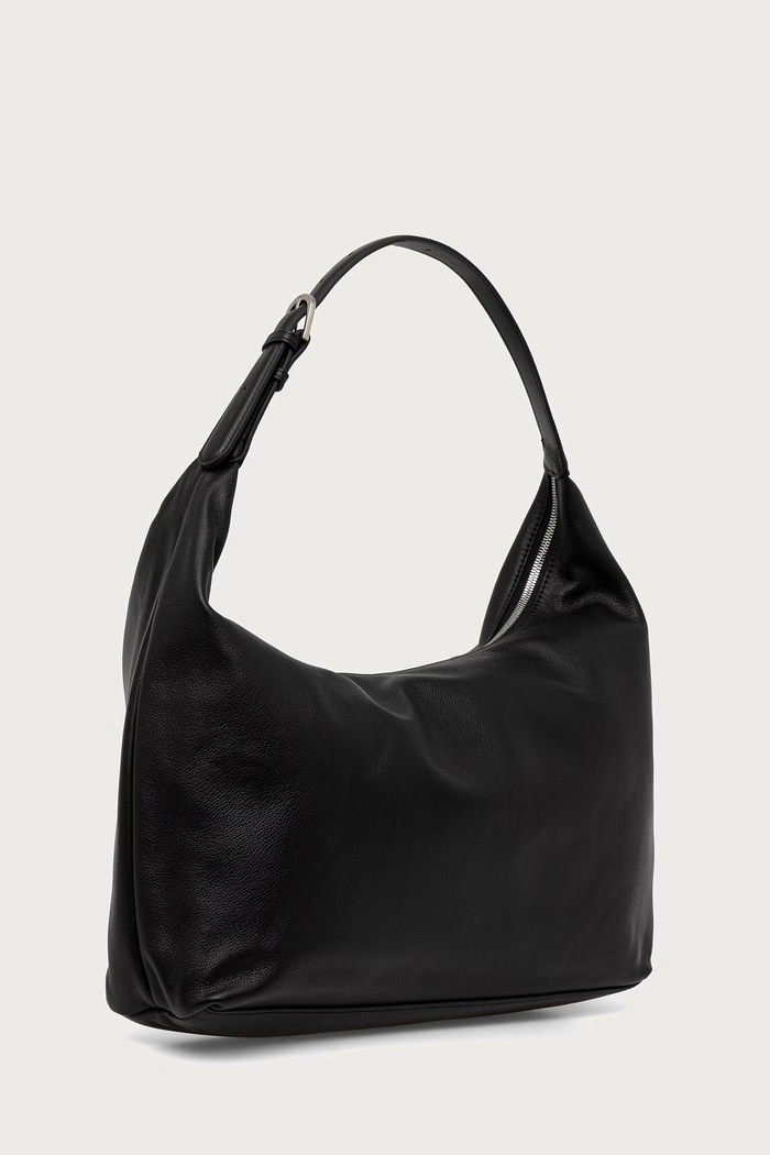 Eleh Torebka tote damska skórzana EFWB260004 czarny AW26