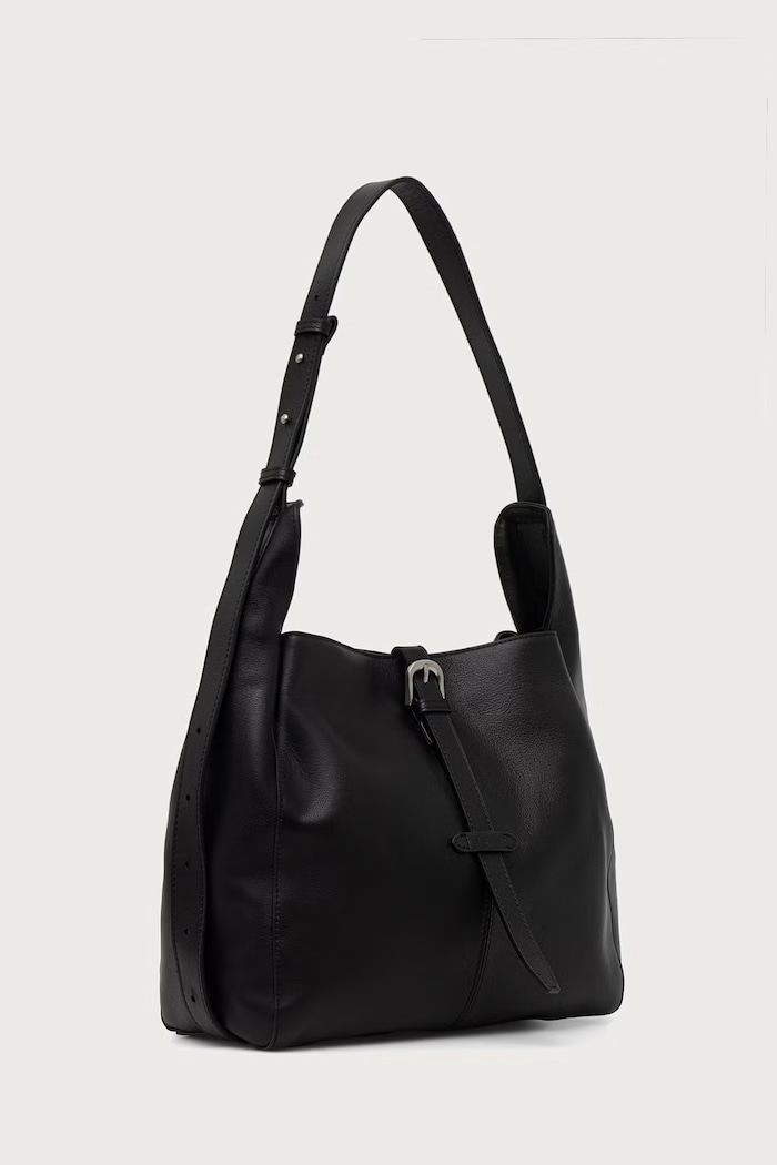 Eleh Torebka hobo damska skórzana EFWB260011 brązowy AW26
