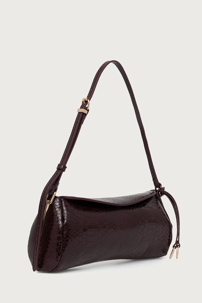 Aldo Baguette torbica ženska iz umetnega usnja HILLARIEEX HILLARIEEX.601 bordo AW26