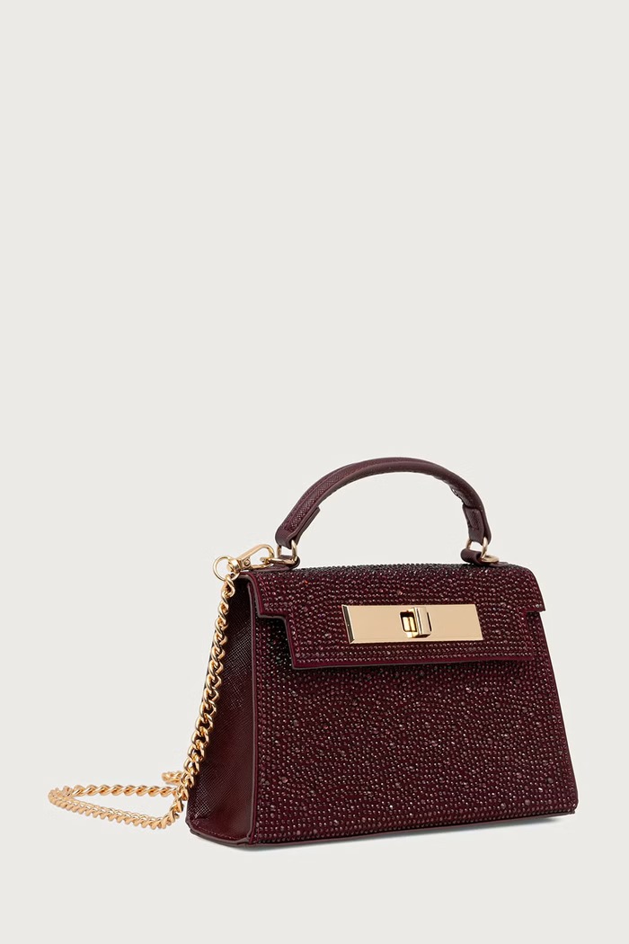 Aldo Torbica čez ramo ženska NIKIETA NIKIETA.601 bordo AW26