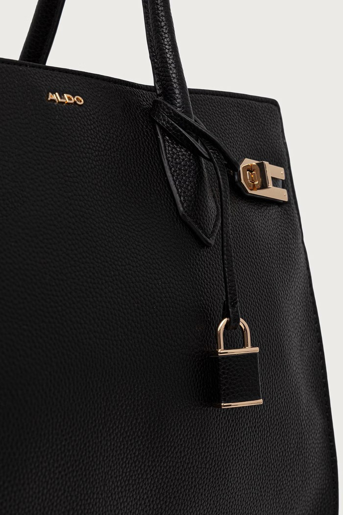 Shopper torba od imitacije kože UNABRIN Aldo UNABRIN.001 crna