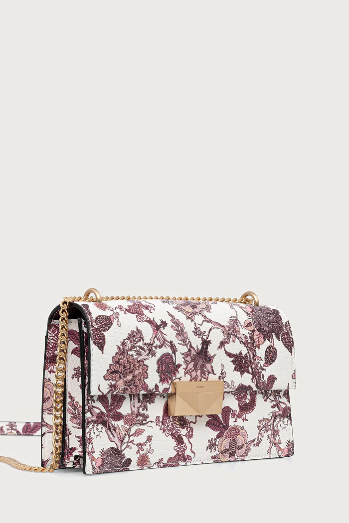 Aldo Torebka crossbody damska z imitacji skóry MELI MELI.644 biały AW26