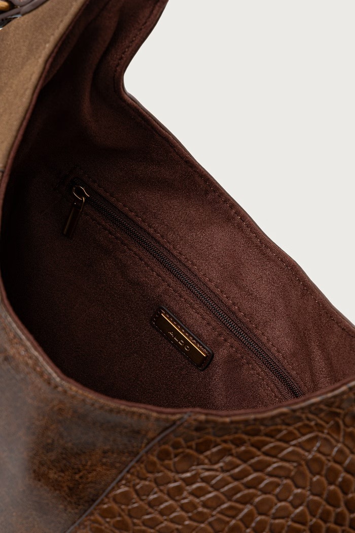 Crossbody torba za žene od imitacije kože ALICEA Aldo smeđa ALICEA.203