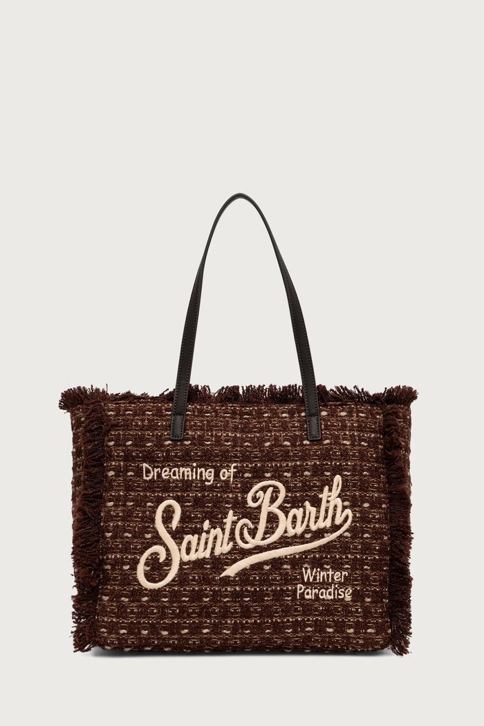 MC2 Saint Barth Torebka shopper damska brązowy VANI052