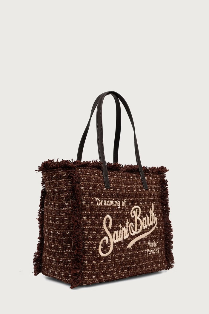 MC2 Saint Barth Torebka shopper damska VANI052 brązowy AW26