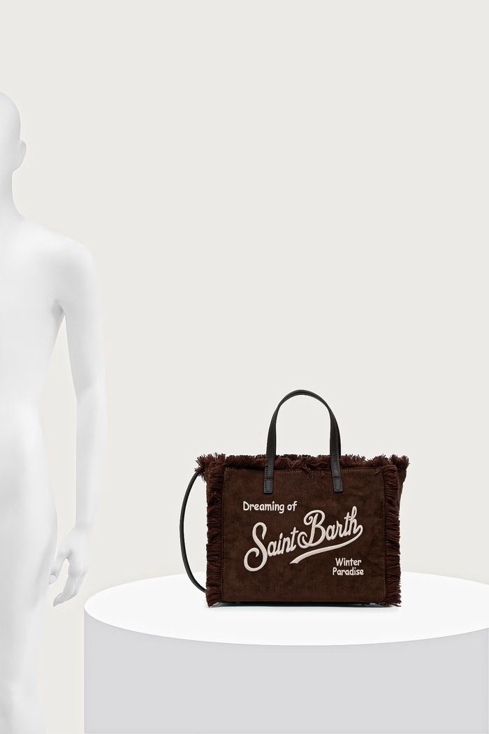 MC2 Saint Barth Torebka tote damska sztruksowa COL0048