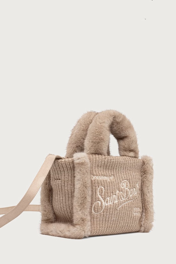MC2 Saint Barth Torebka crossbody damska VAMI022 beżowy AW26