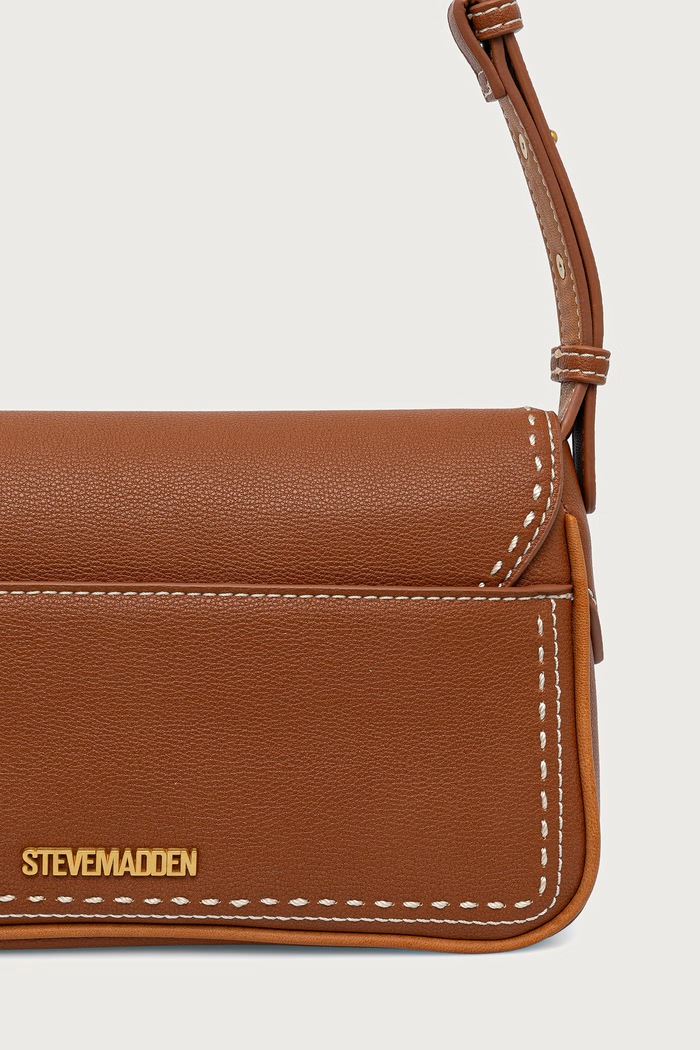 Torebka damska z imitacji skóry Bspurs Steve Madden SM13002519 brązowy