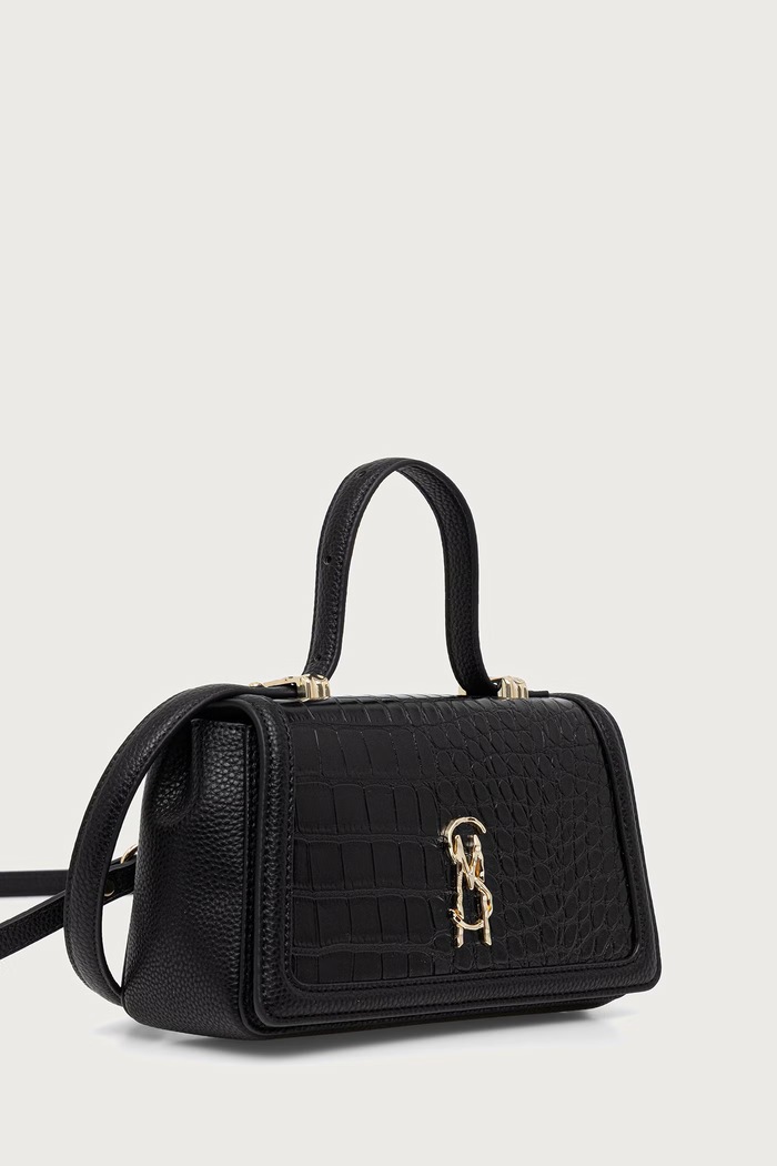 Steve Madden Torebka crossbody damska z imitacji skóry Bquill-C SM13002515 czarny AW26