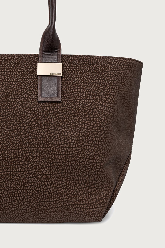 Akcesoria Steve Madden Torebka shopper damska z imitacji skóry Bmojave SM13002421 brązowy