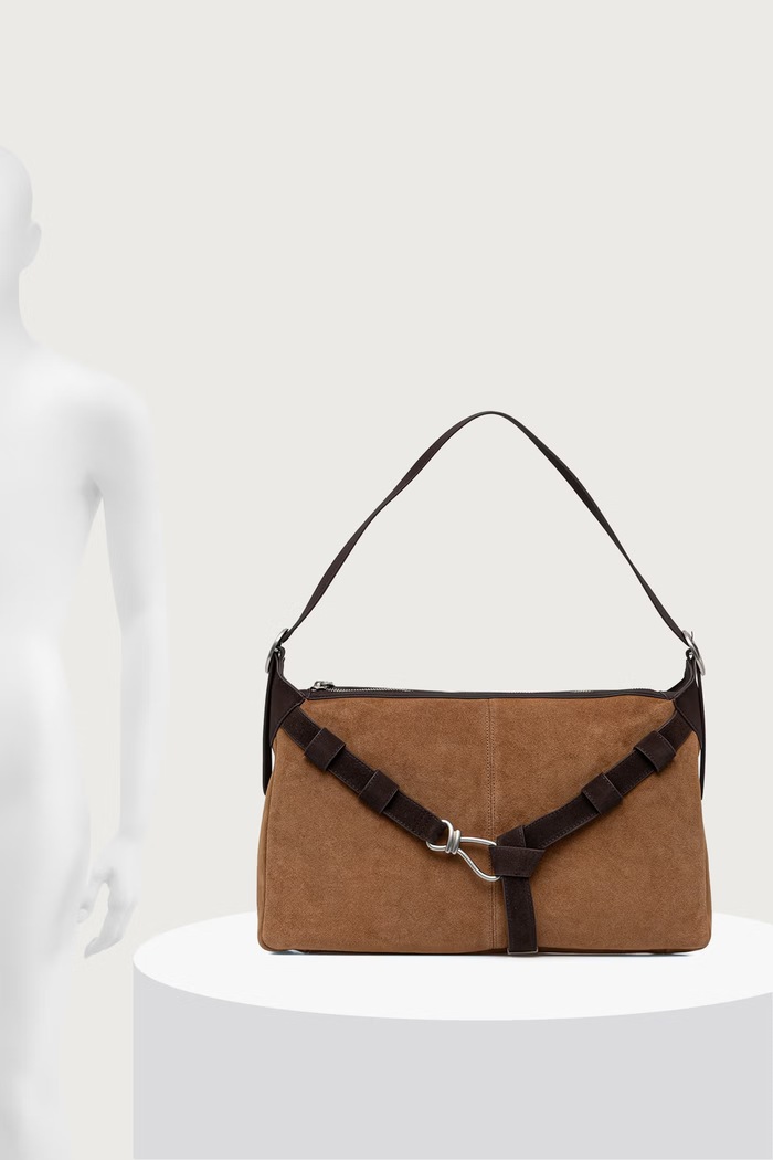 Steve Madden Torebka shopper damska zamszowa Bklarity SM13002220