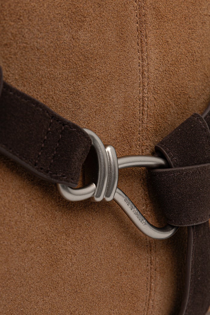 Torebka shopper damska zamszowa Bklarity Steve Madden SM13002220 brązowy