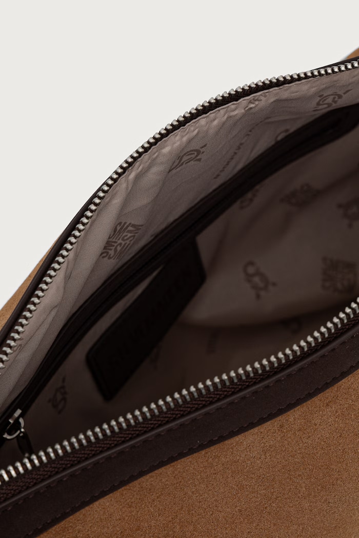 Torebka shopper damska zamszowa Bklarity Steve Madden brązowy SM13002220