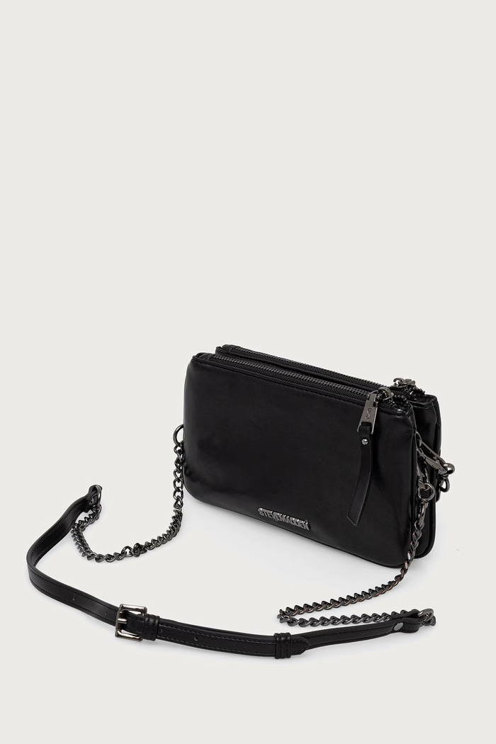 Akcesoria Steve Madden Torebka crossbody damska z imitacji skóry Bhydra SM13002366 czarny