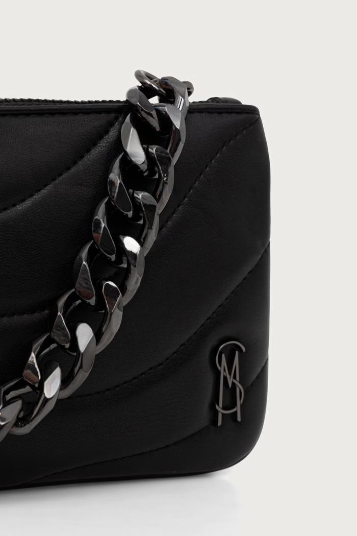 Torebka crossbody damska z imitacji skóry Bhydra Steve Madden SM13002366 czarny