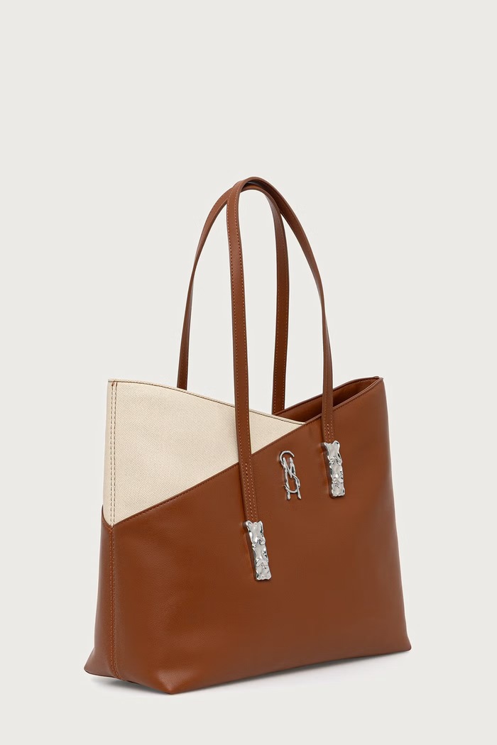 Steve Madden Torebka shopper damska Beliott SM13002544 brązowy AW26