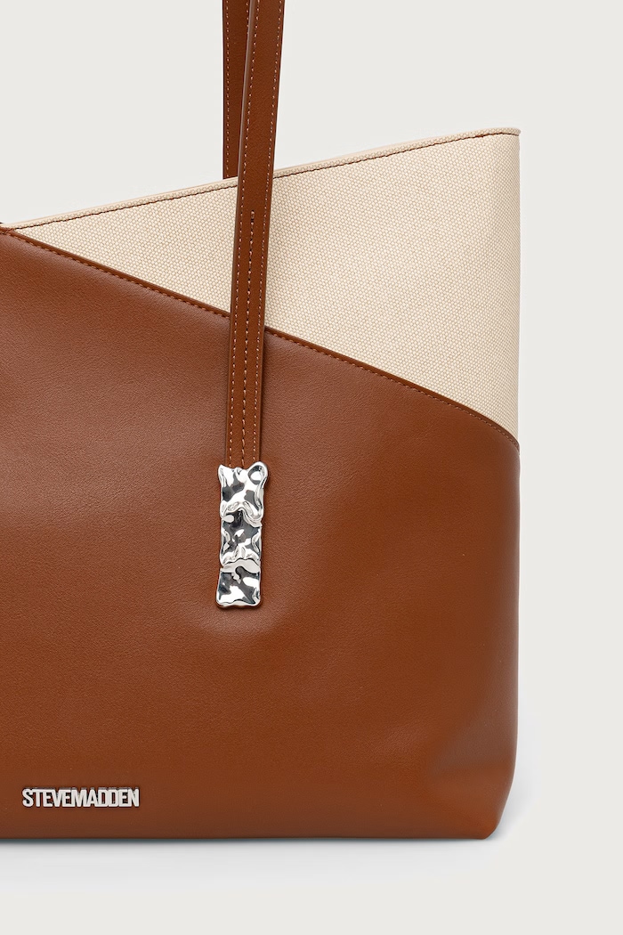 Akcesoria Steve Madden Torebka shopper damska Beliott SM13002544 brązowy