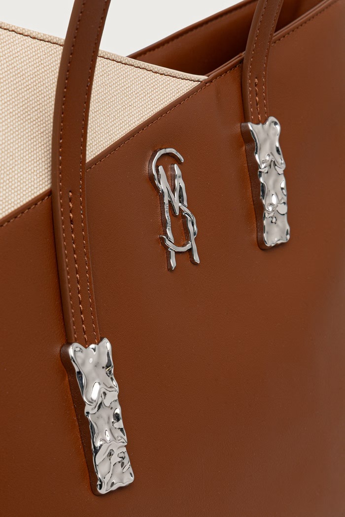 Torebka shopper damska Beliott Steve Madden SM13002544 brązowy