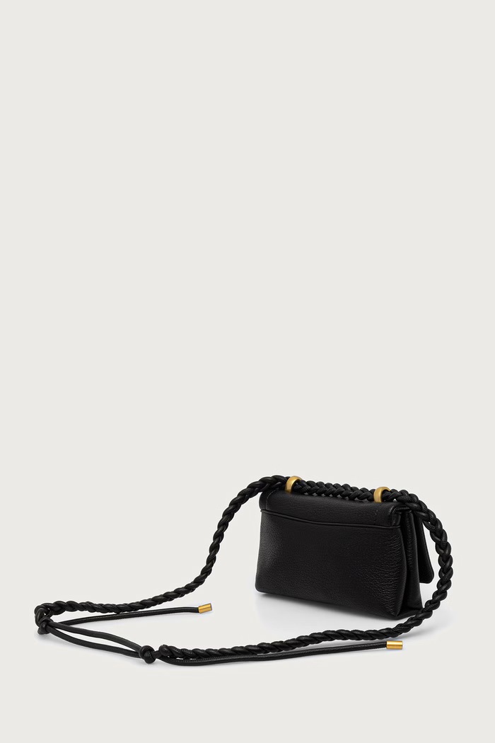 Akcesoria Lola Casademunt Torebka crossbody damska z imitacji skóry MF2604015 czarny