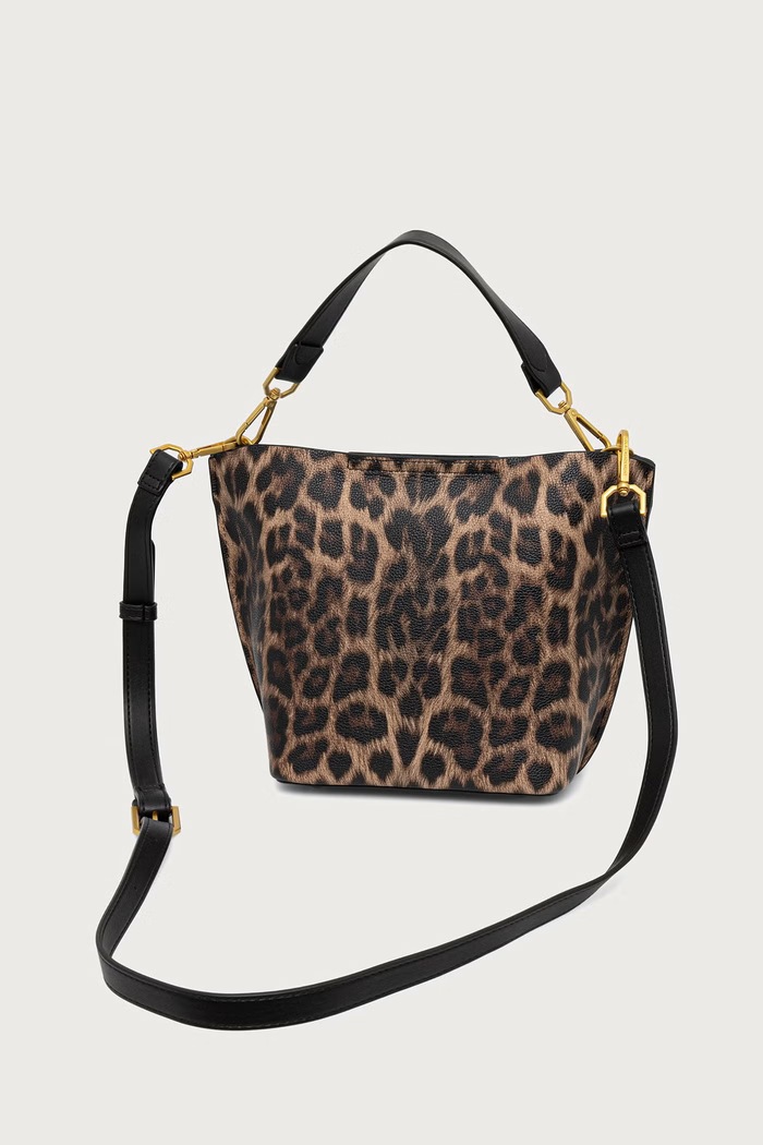 Akcesoria Lola Casademunt Torebka crossbody damska z imitacji skóry LF2604083 brązowy
