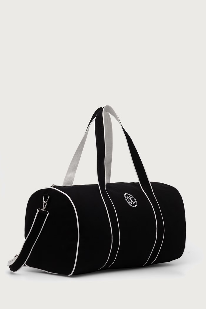 Le Privé Torba damska bawełniana VARSITY BAG NOIR LP00862 czarny AW26