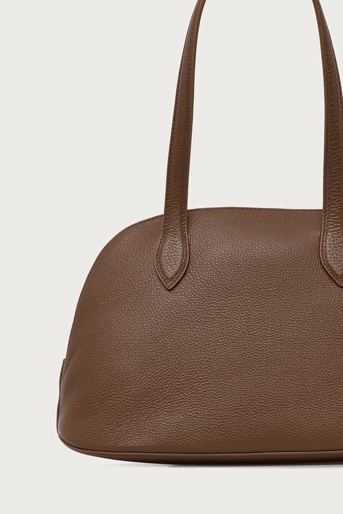 Akcesoria AESTHER EKME Cosmo Soft torebka damska skórzana 03FW26COSO100 brązowy