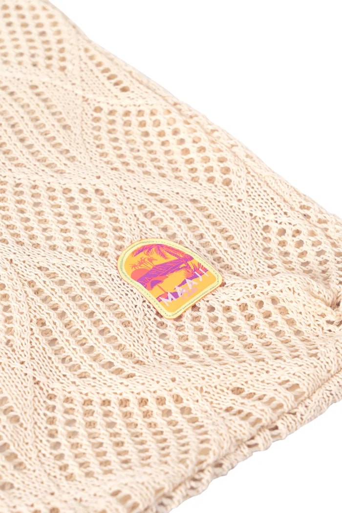 Maaji Torebka tote damska z bawełną PT4196XTE003 beżowy AW26